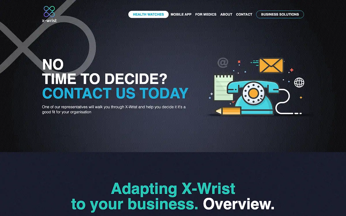 The how-it-works page with a contact call to action